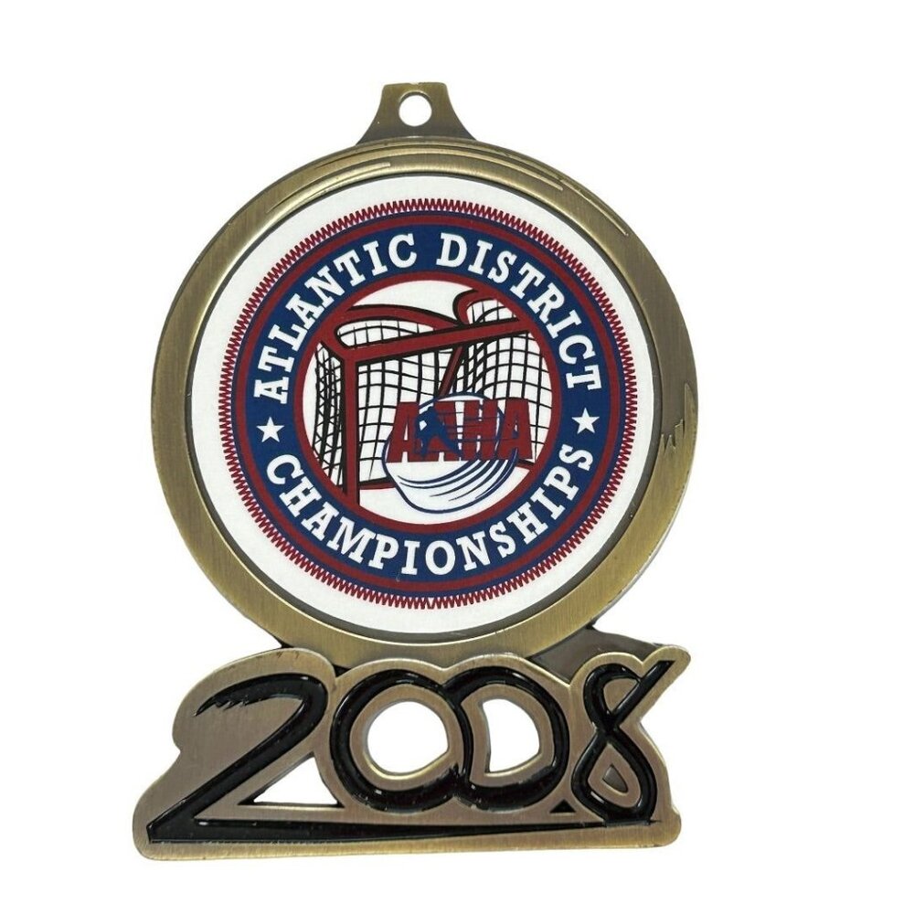 2008 Medal Medallion Atlantic District Championships Personalized Hockey Crown